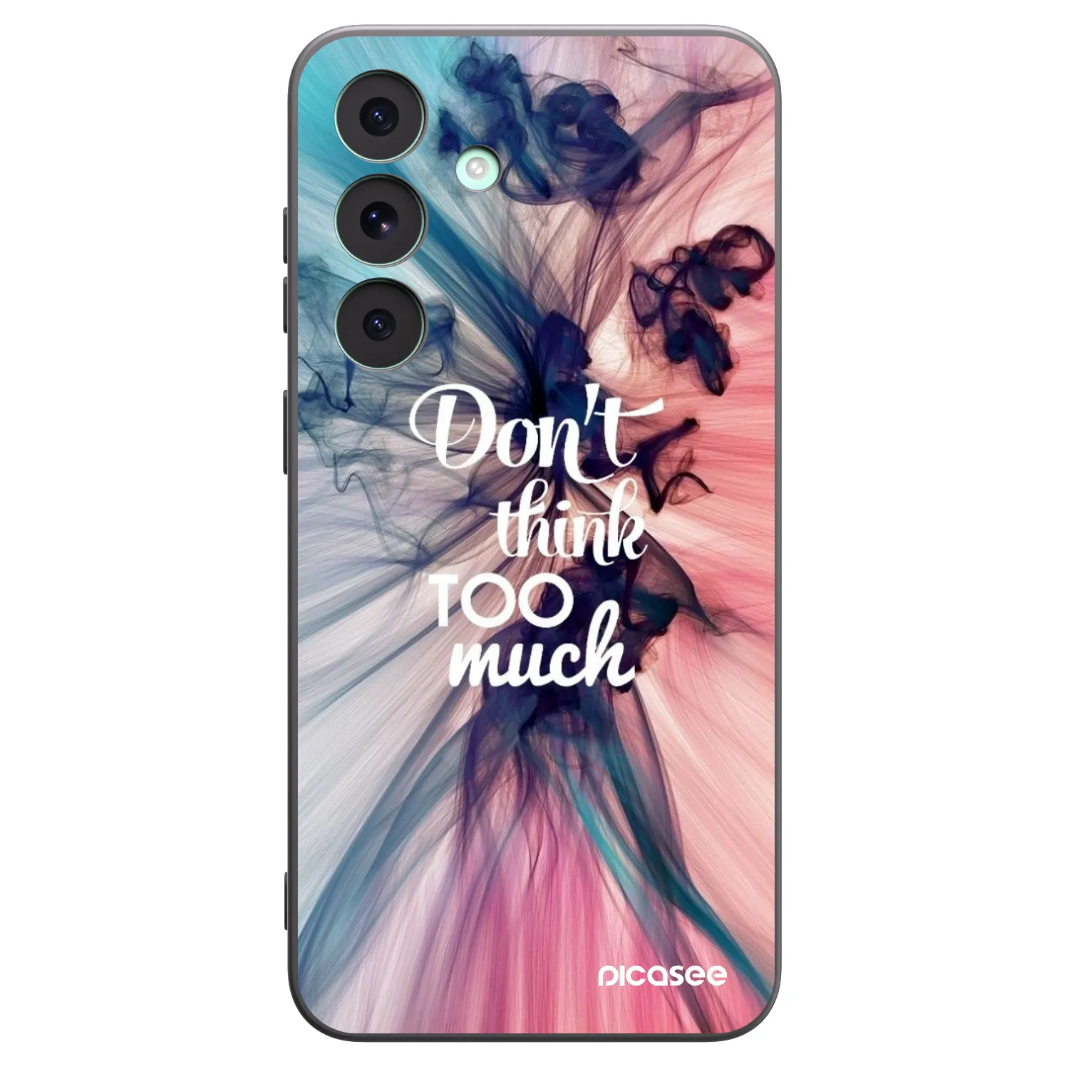 Picasee crna silikonska maskica za Samsung Galaxy S26 FE - Don't think TOO much