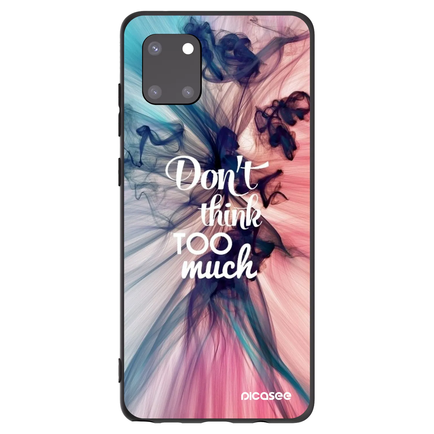 Picasee crna silikonska maskica za Samsung Galaxy Note 10 Lite N770F - Don't think TOO much