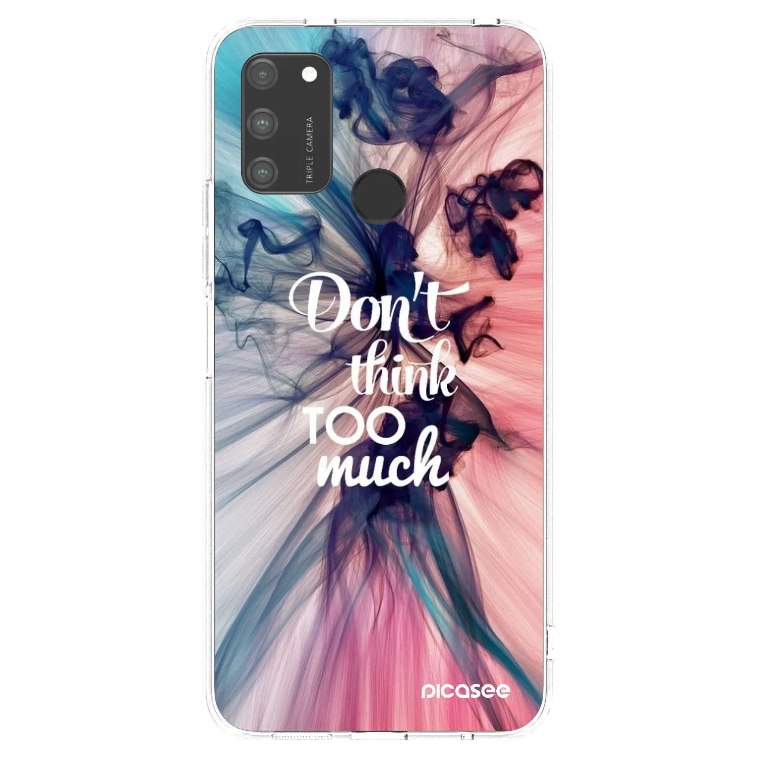 Picasee silikonska prozirna maskica za Honor 9A - Don't think TOO much