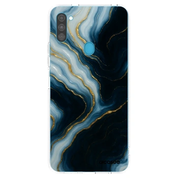 Picasee silikonska prozirna maskica za Samsung Galaxy M11 - Luna
