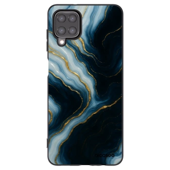 Picasee crna silikonska maskica za Samsung Galaxy M12 M127F - Luna