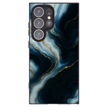 Picasee crna silikonska maskica za Samsung Galaxy S24 Ultra S928B 5G - Luna