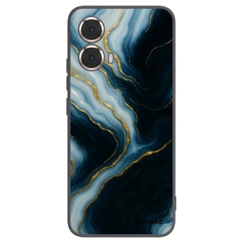 Picasee crna silikonska maskica za Motorola Moto G85 - Luna