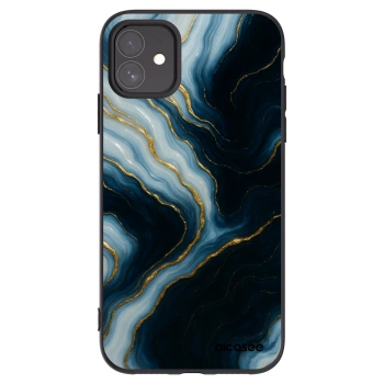 Picasee crna silikonska maskica za Apple iPhone 11 - Luna