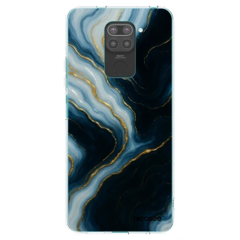 Picasee crna silikonska maskica za Xiaomi Redmi Note 9 - Luna