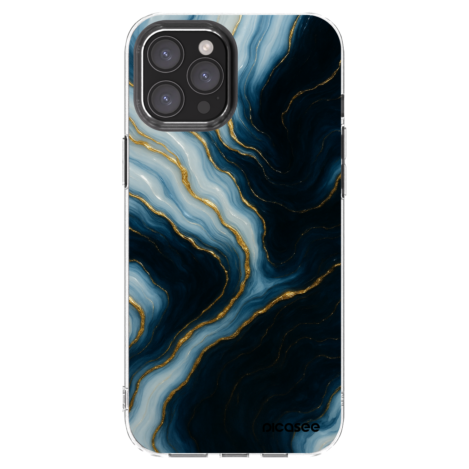 Picasee silikonska prozirna maskica za Apple iPhone 12 Pro Max - Luna