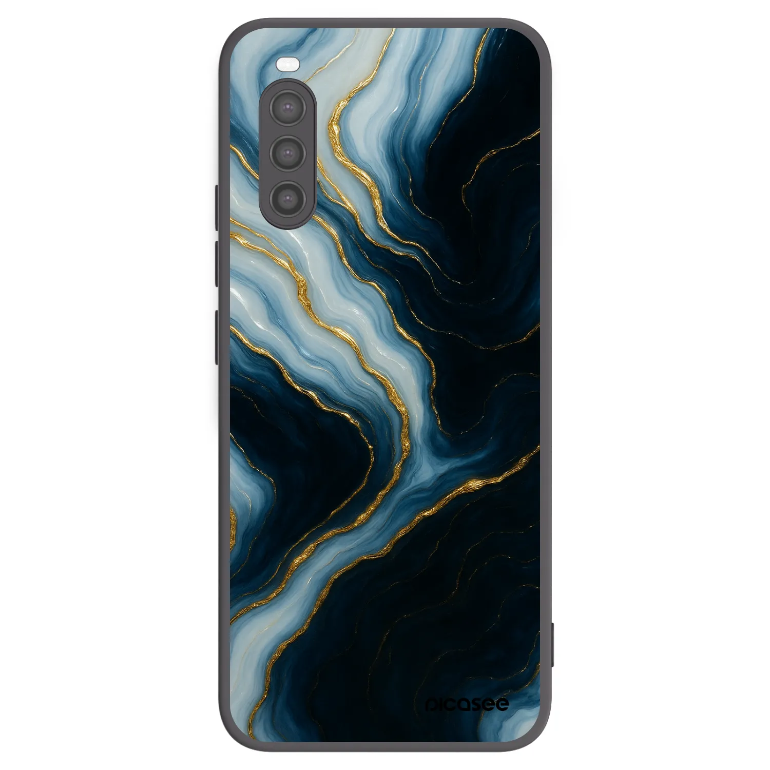 Picasee crna silikonska maskica za Sony Xperia 10 II - Luna