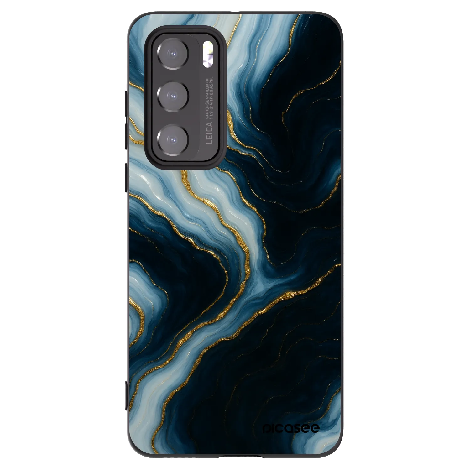 Picasee crna silikonska maskica za Huawei P40 - Luna