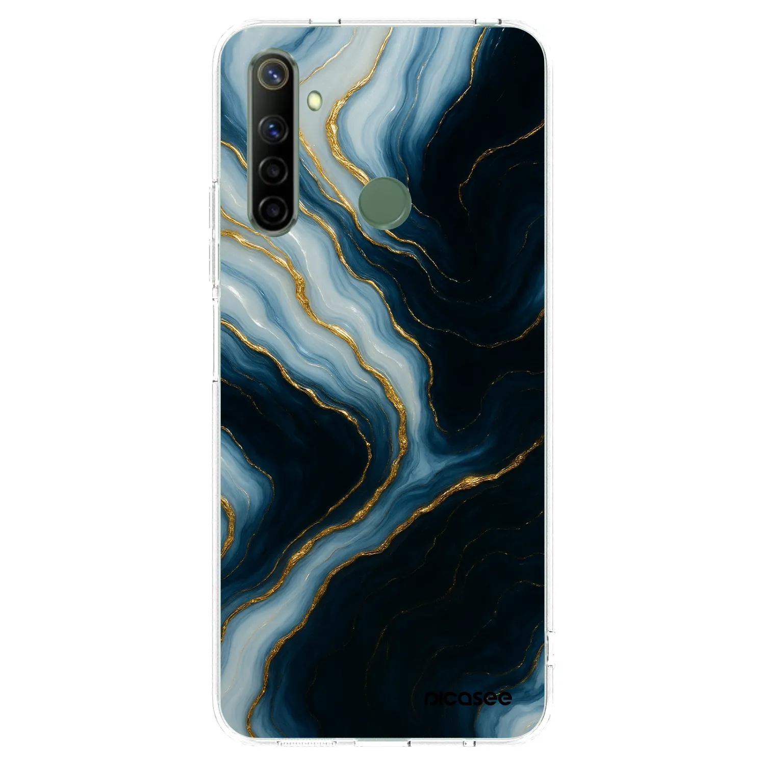 Picasee silikonska prozirna maskica za Realme 6i - Luna