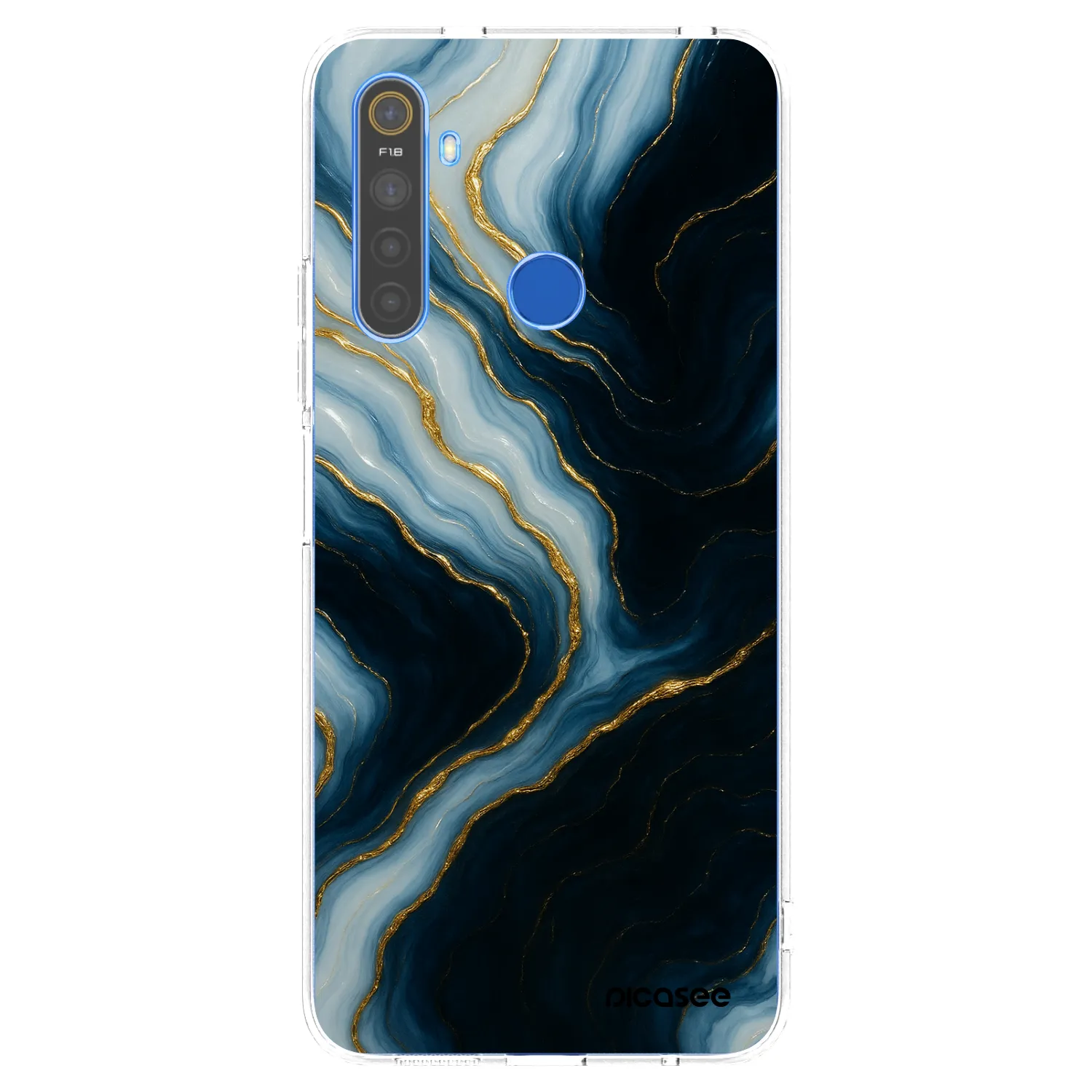 Picasee silikonska prozirna maskica za Realme 5 - Luna