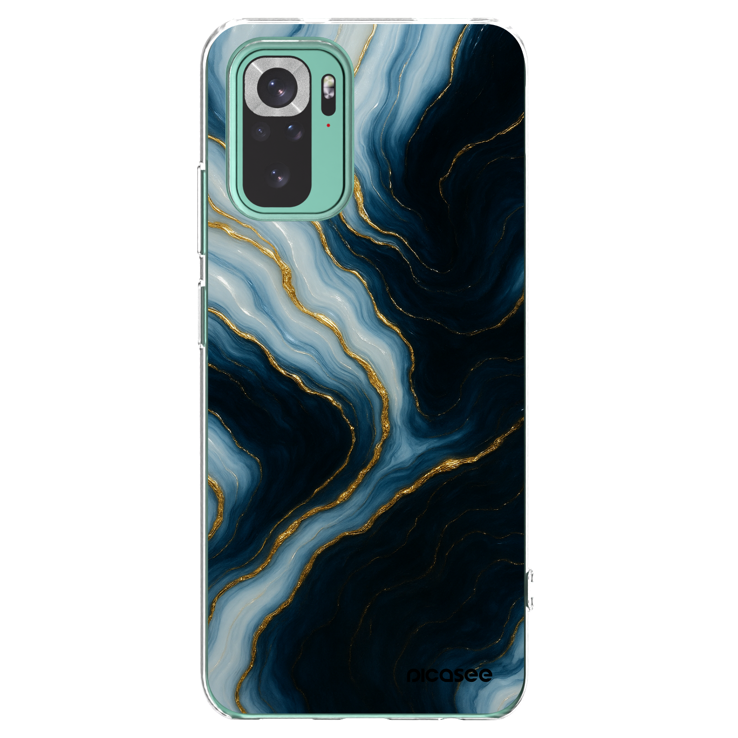 Picasee silikonska prozirna maskica za Xiaomi Redmi Note 10 Pro - Luna