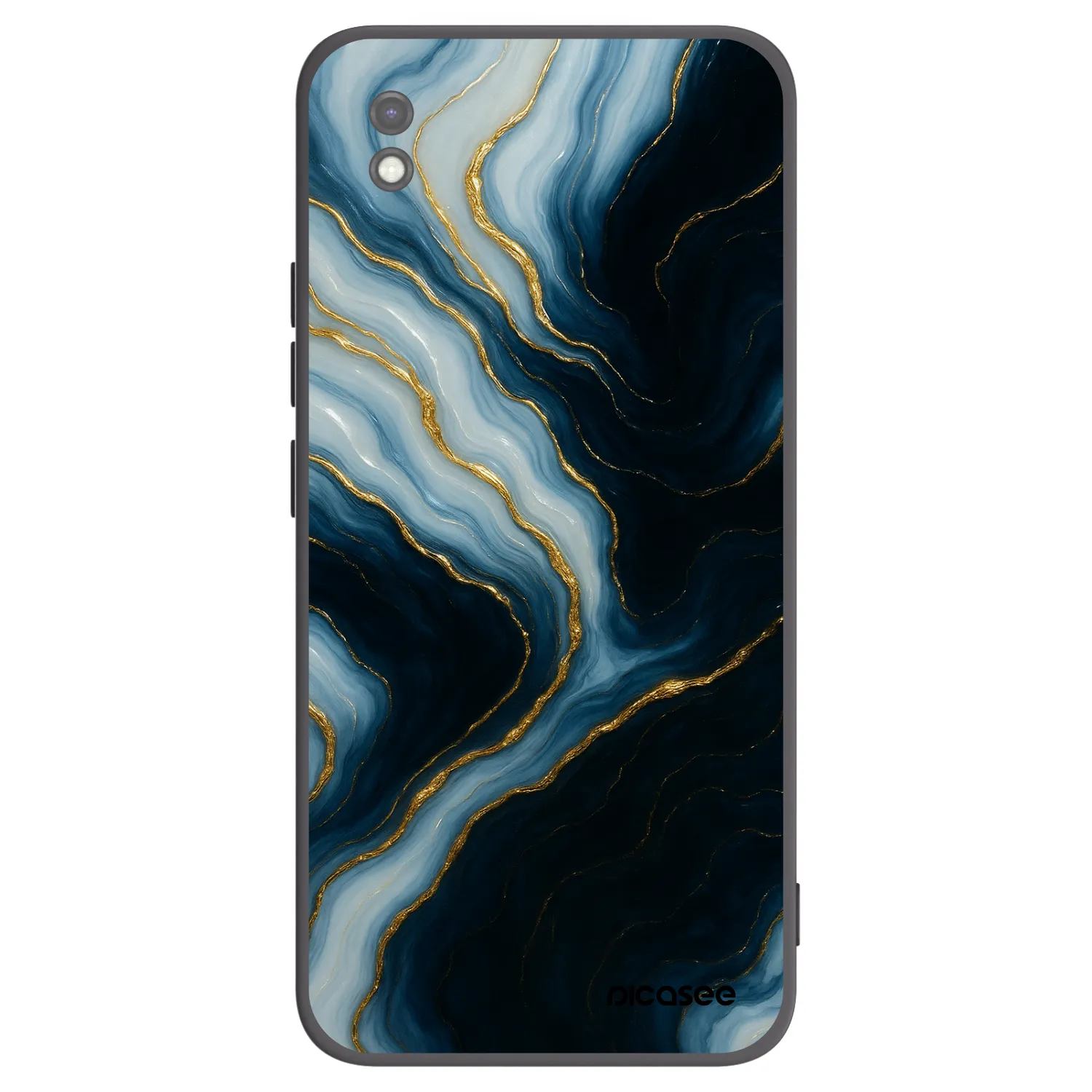 Picasee crna silikonska maskica za Xiaomi Redmi 9AT - Luna