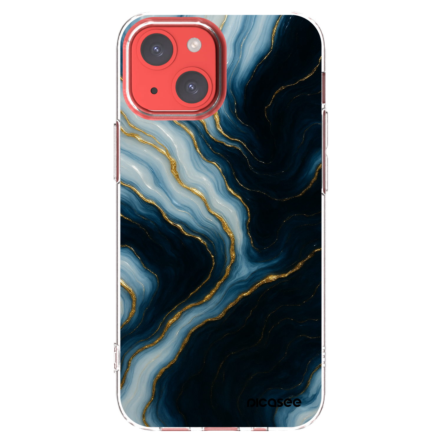 Picasee silikonska prozirna maskica za Apple iPhone 13 mini - Luna