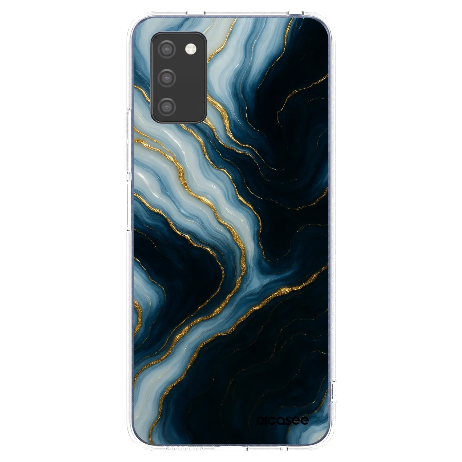 Picasee silikonska prozirna maskica za Samsung Galaxy A02s A025G - Luna