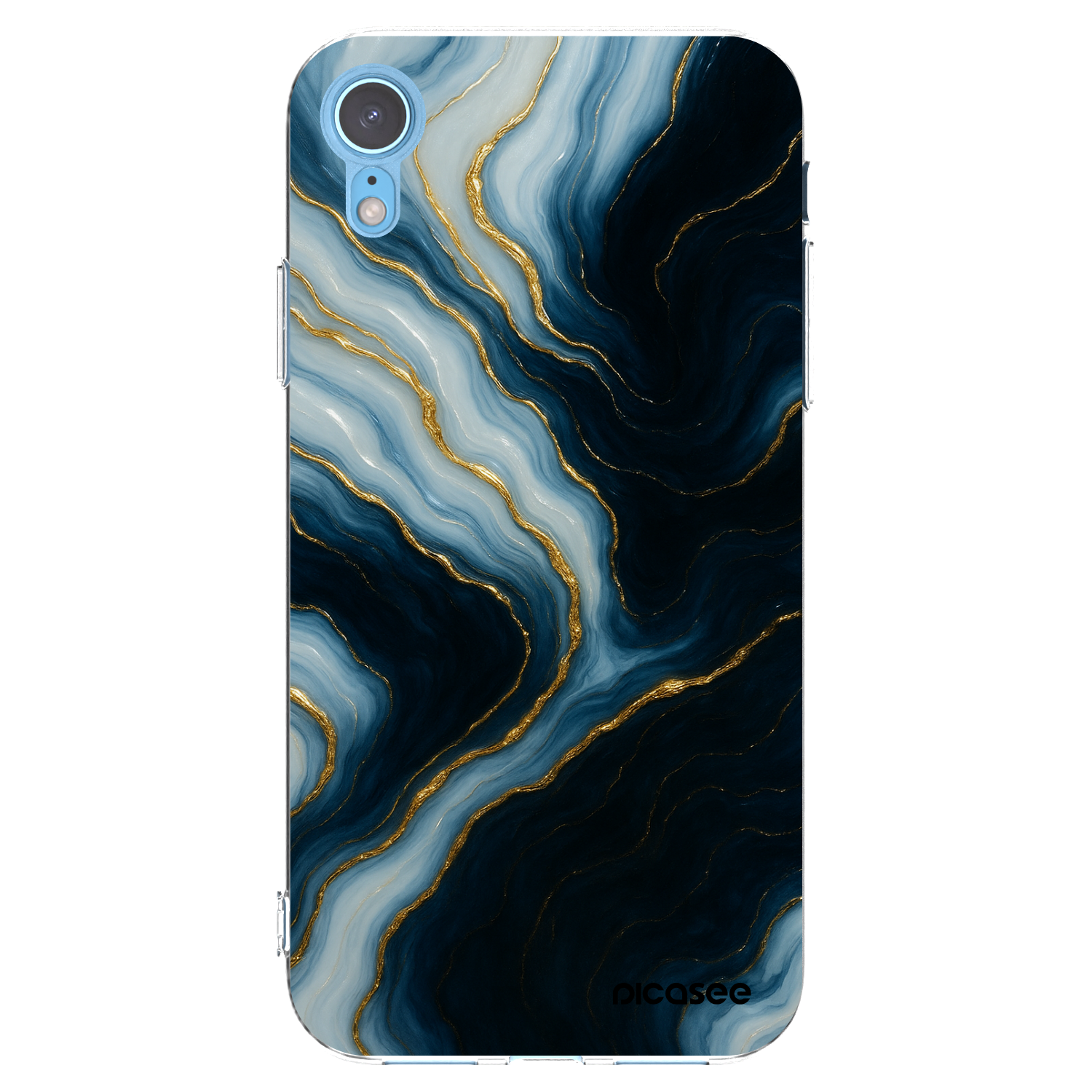 Picasee silikonska prozirna maskica za Apple iPhone XR - Luna