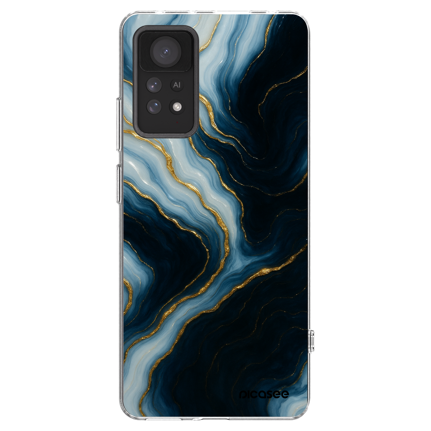 Picasee silikonska prozirna maskica za Xiaomi Redmi Note 11 Pro - Luna