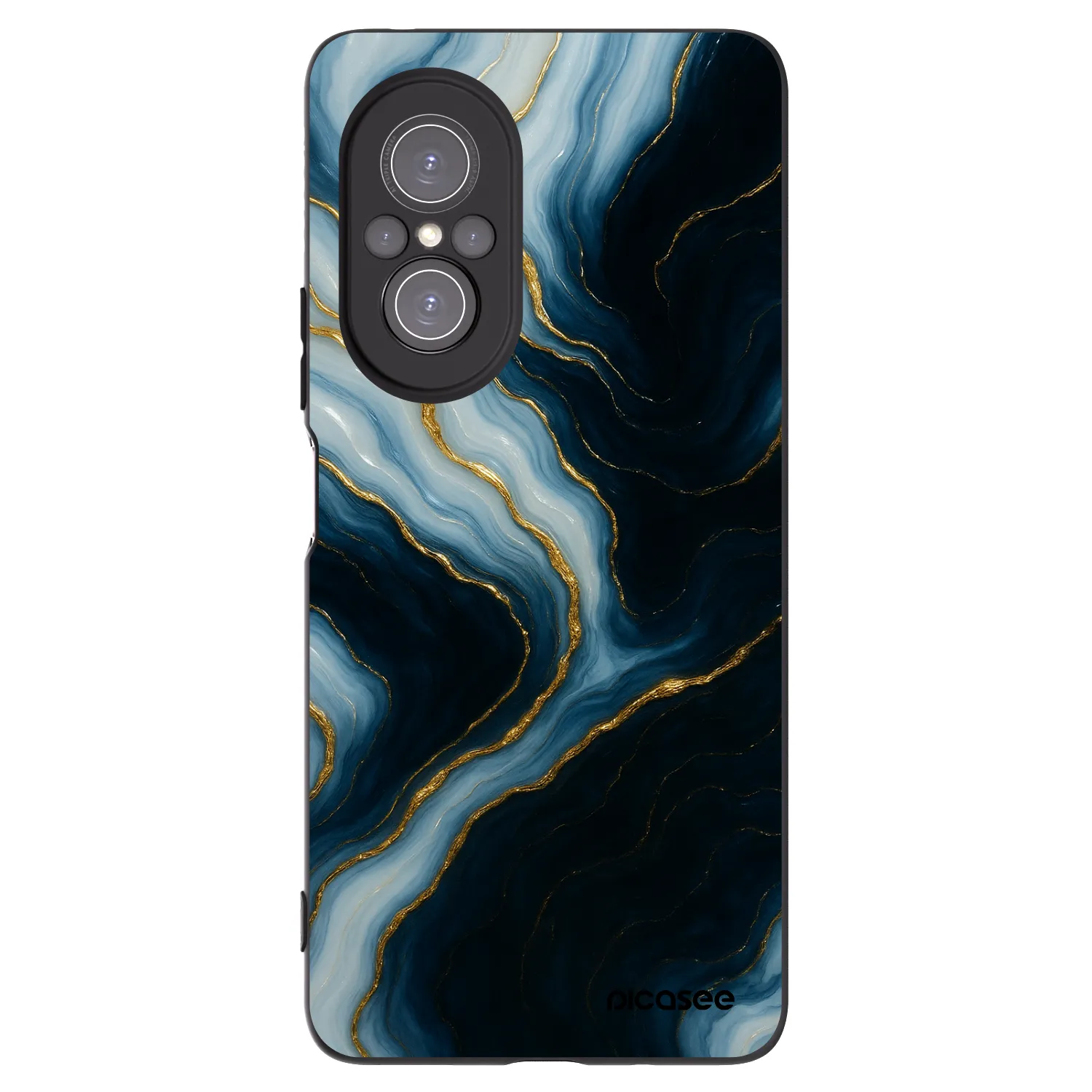 Picasee crna silikonska maskica za Huawei Nova 9 SE - Luna