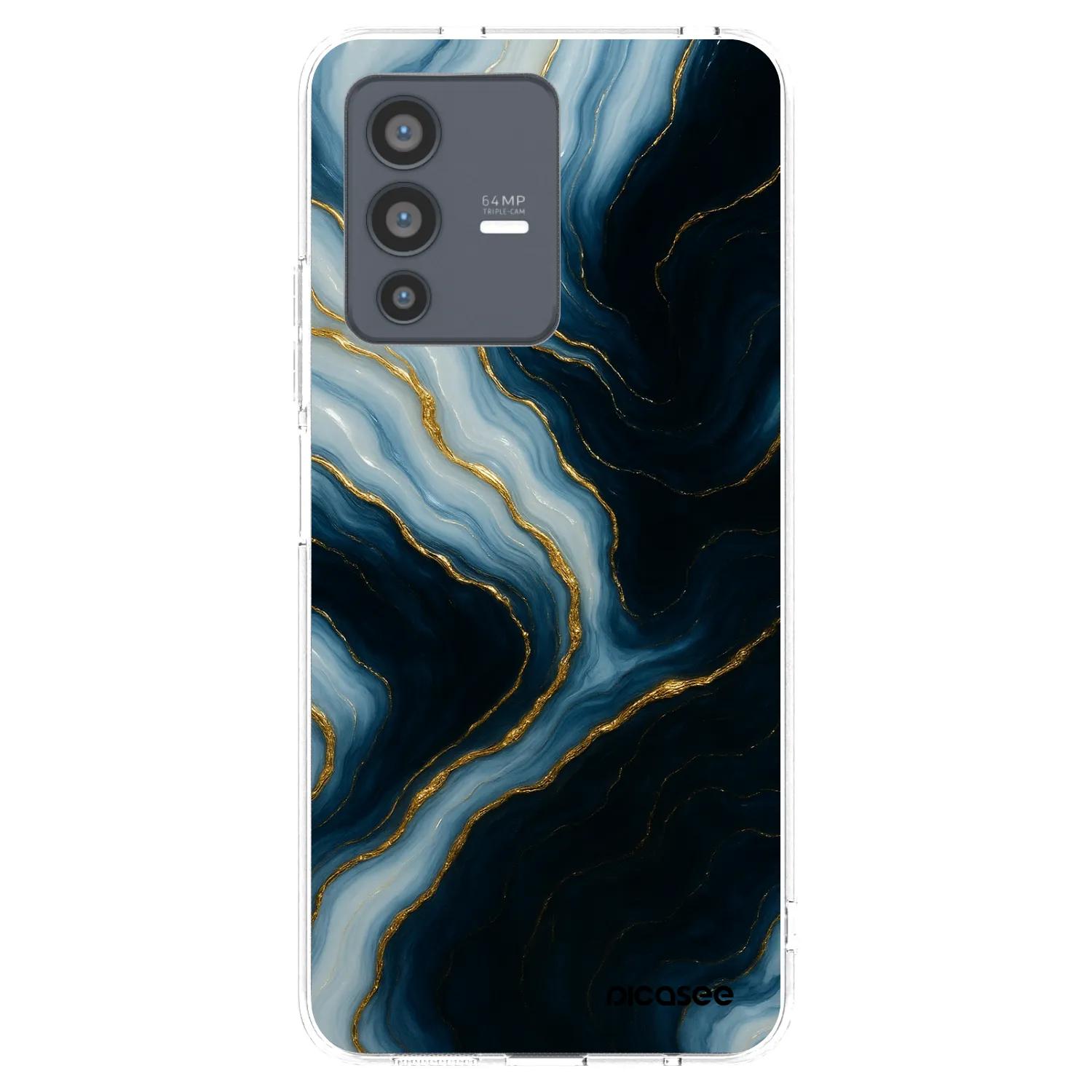 Picasee silikonska prozirna maskica za Vivo V23 5G - Luna
