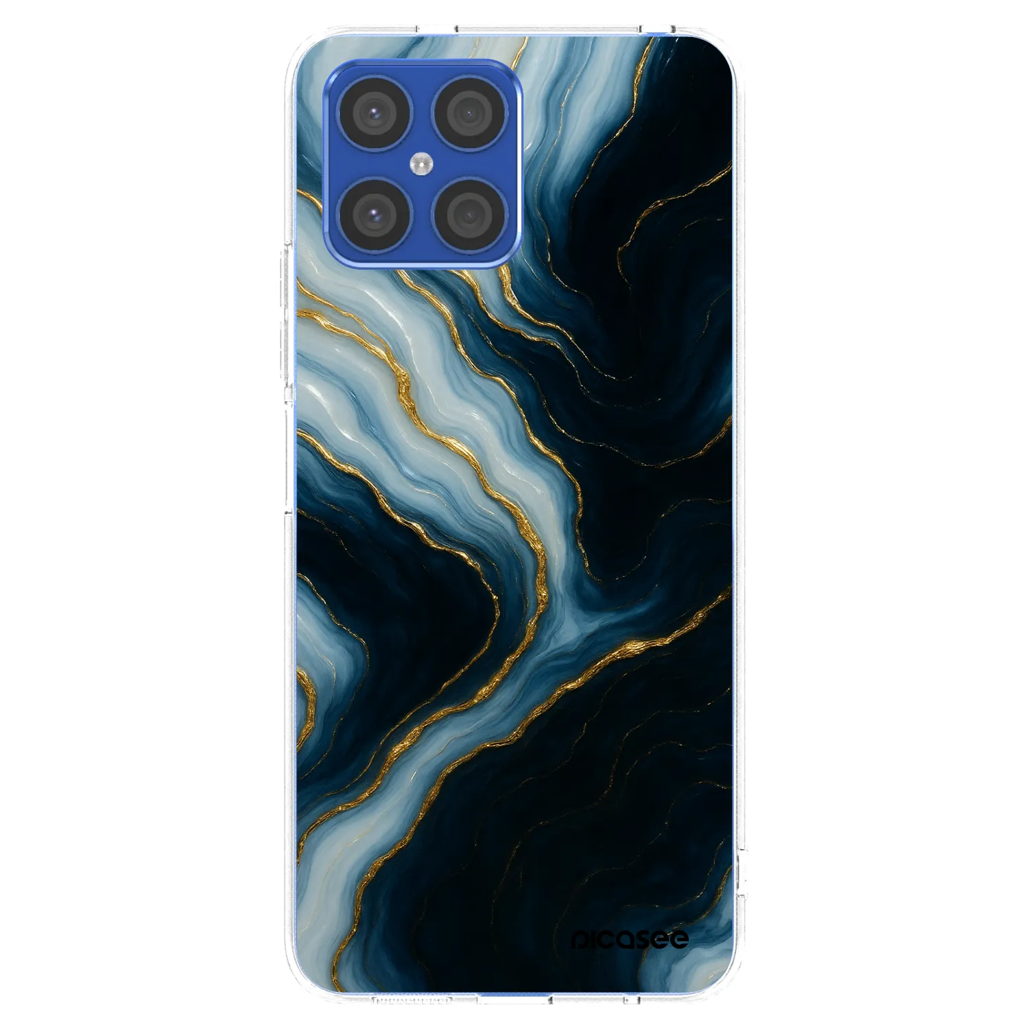 Picasee silikonska prozirna maskica za Honor X8 4G - Luna