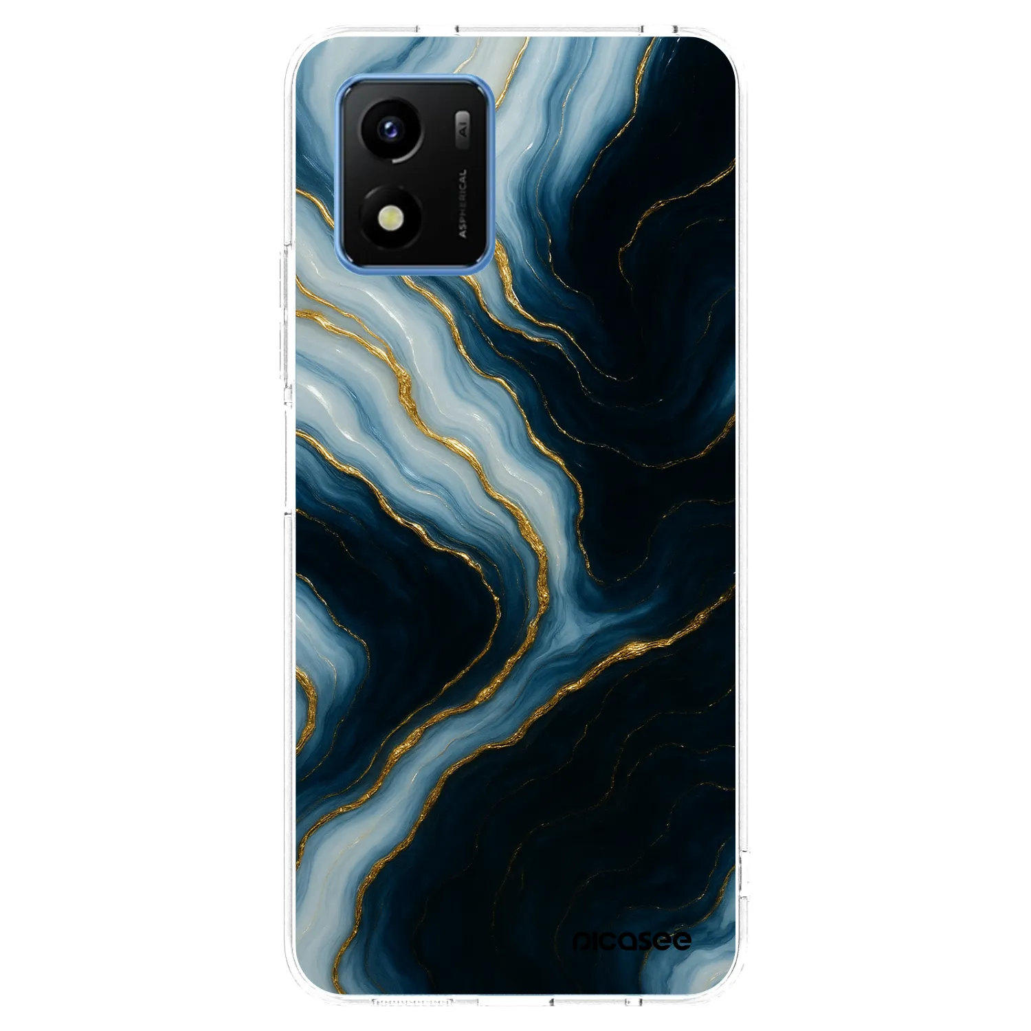 Picasee silikonska prozirna maskica za Vivo Y01 - Luna