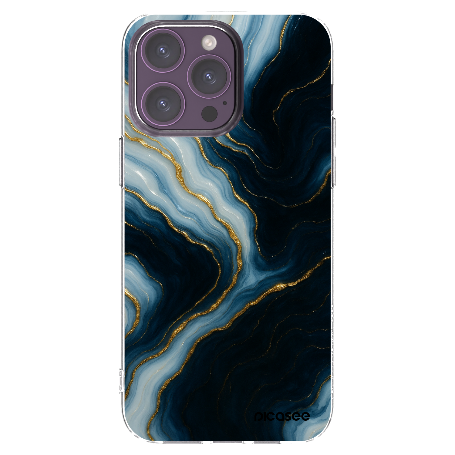 Picasee silikonska prozirna maskica za Apple iPhone 14 Pro Max - Luna