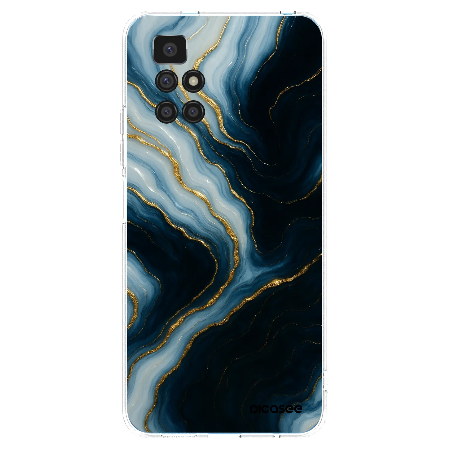 Picasee silikonska prozirna maskica za Xiaomi Redmi 10 (2022) - Luna