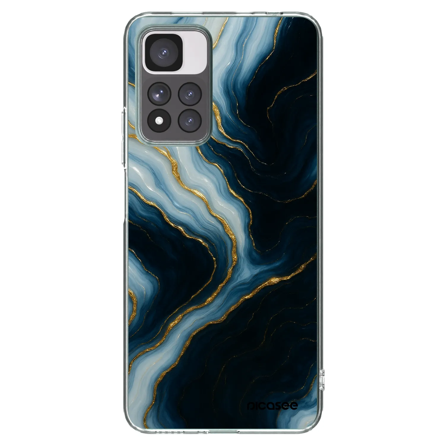 Picasee silikonska prozirna maskica za Xiaomi Redmi Note 11 Pro+ 5G - Luna
