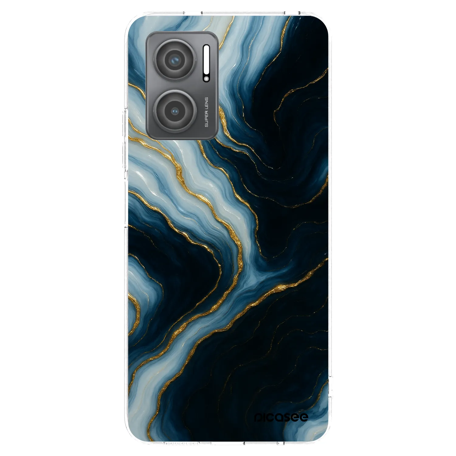 Picasee silikonska prozirna maskica za Xiaomi Redmi 10 5G - Luna