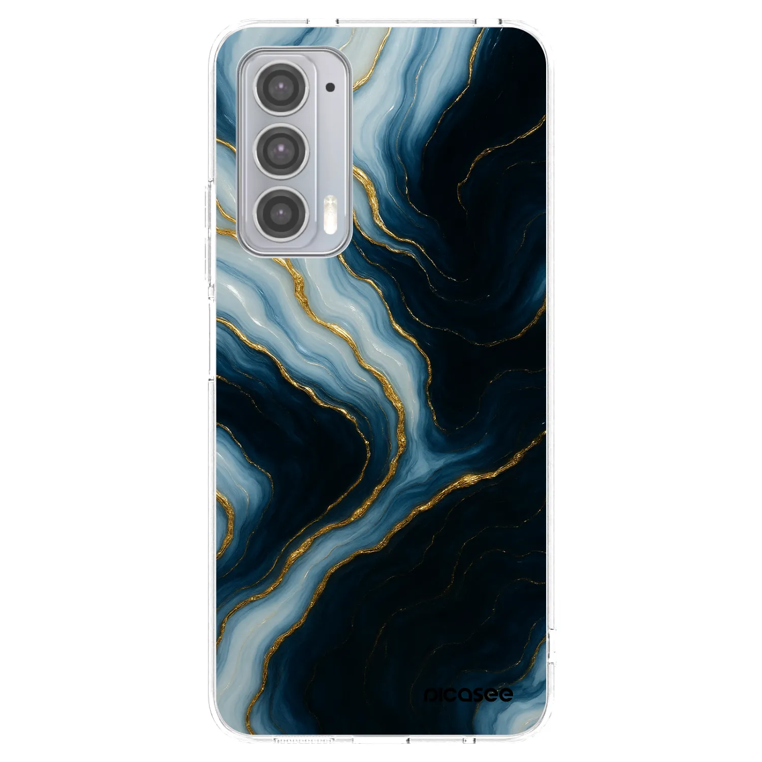 Picasee silikonska prozirna maskica za Motorola Edge 20 - Luna