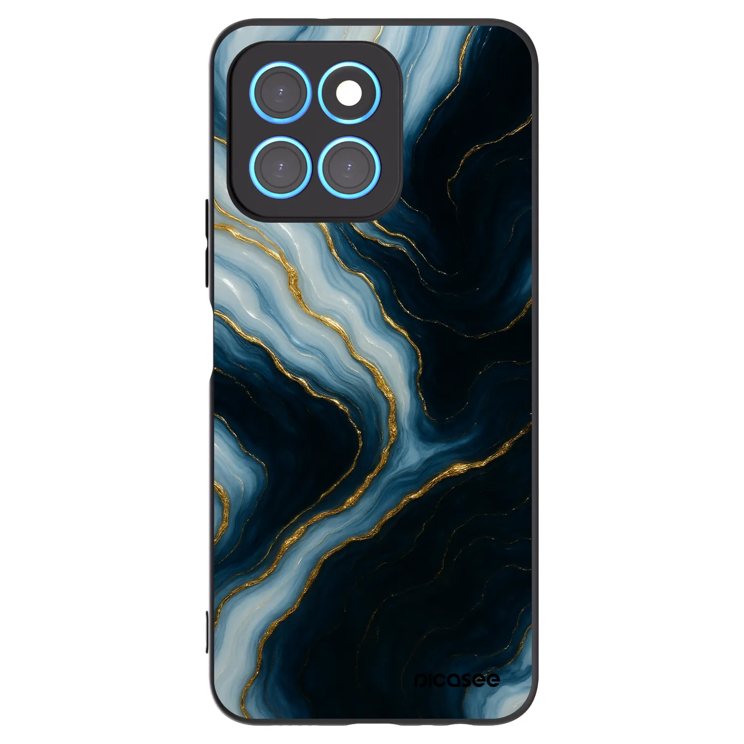 Picasee crna silikonska maskica za Honor X6 - Luna