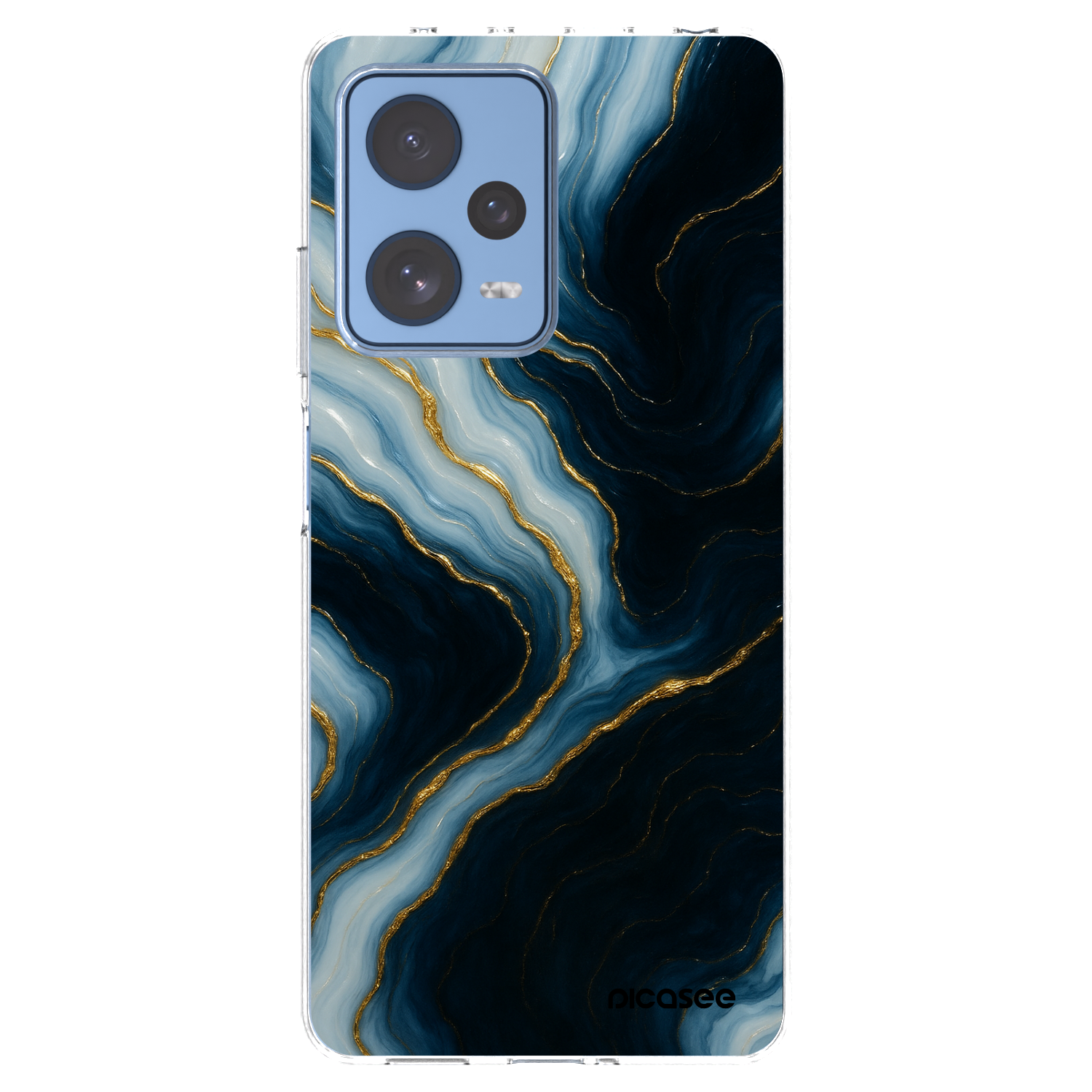 Picasee silikonska prozirna maskica za Xiaomi Redmi Note 12 Pro 5G - Luna