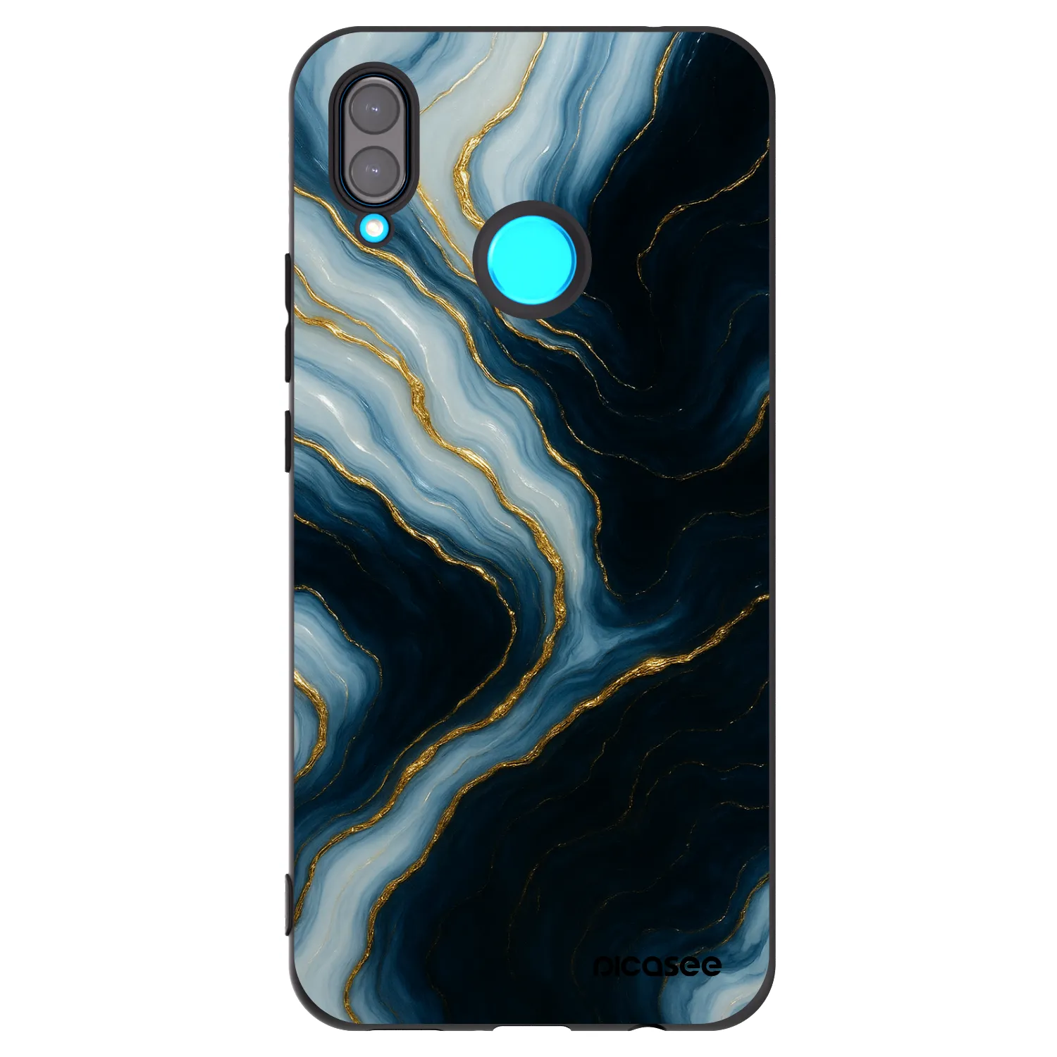 Picasee crna silikonska maskica za Huawei Nova 3 - Luna