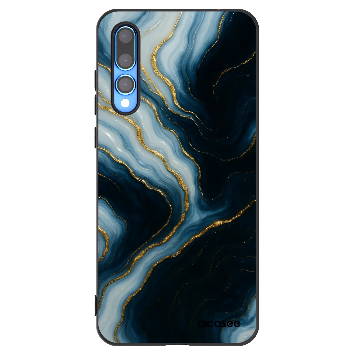 Picasee crna silikonska maskica za Huawei P20 Pro - Luna