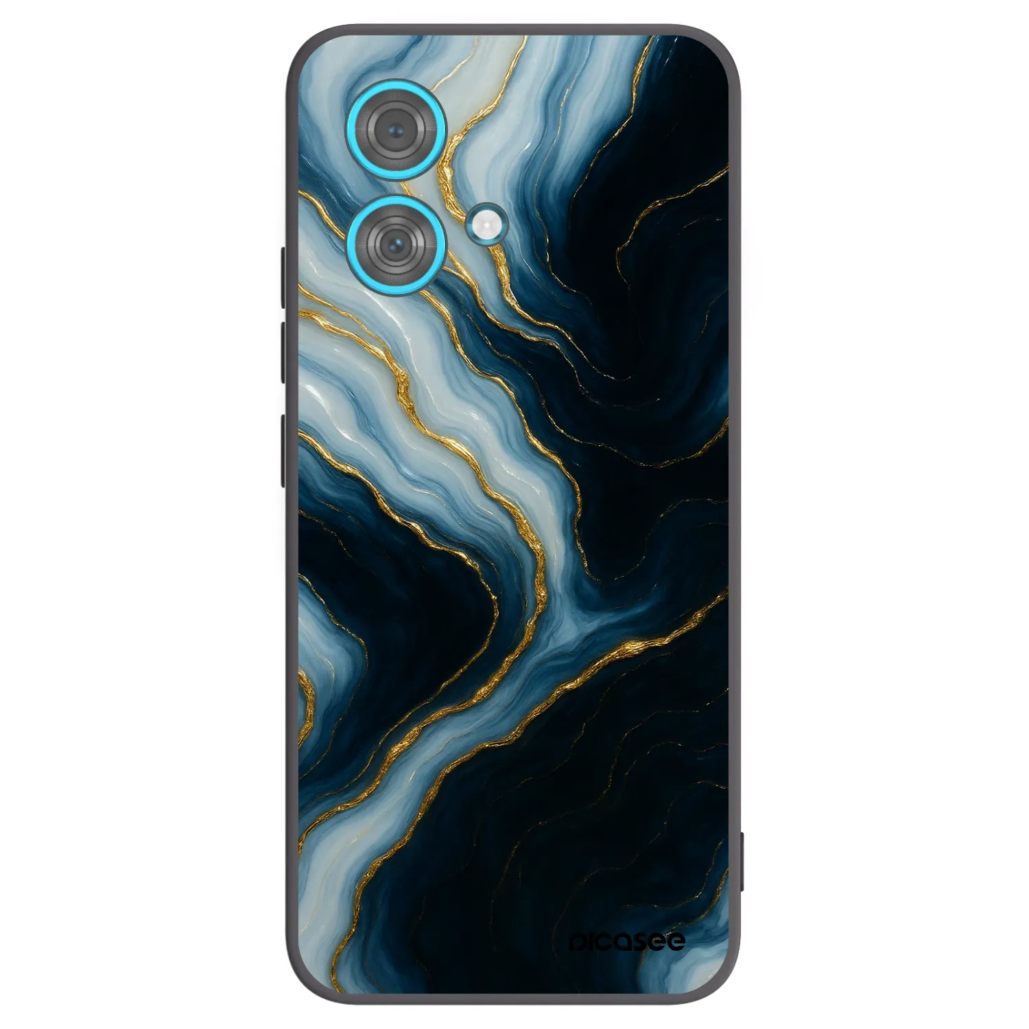 Picasee crna silikonska maskica za Motorola Edge 40 Neo - Luna