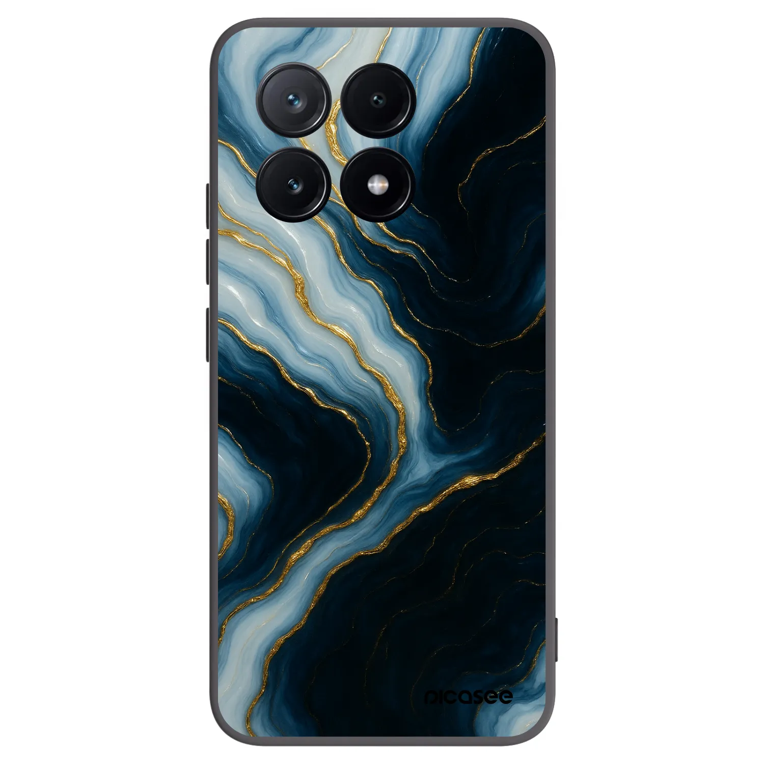 Picasee crna silikonska maskica za Xiaomi Poco X6 Pro - Luna