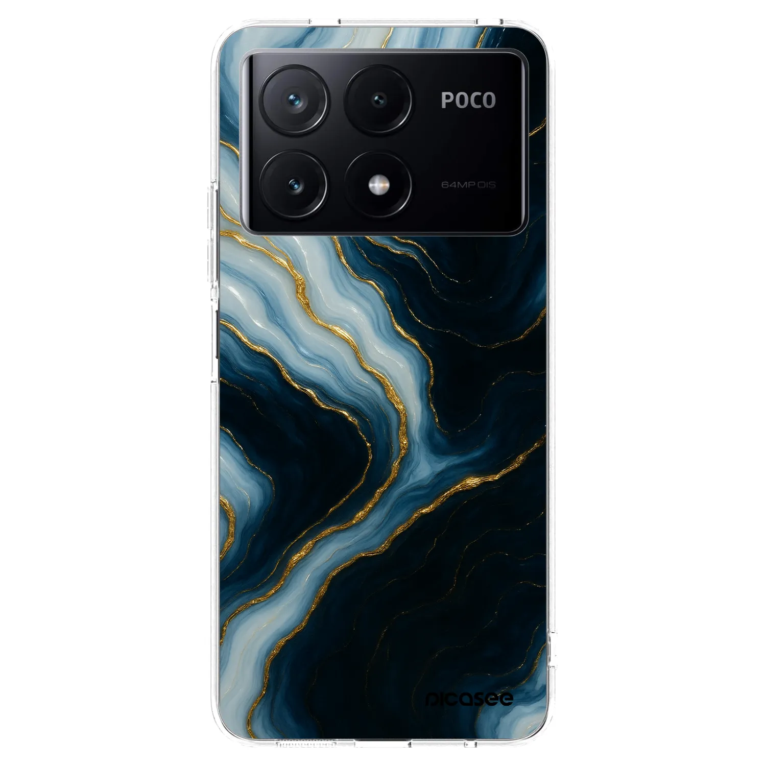 Picasee silikonska prozirna maskica za Xiaomi Poco X6 Pro - Luna