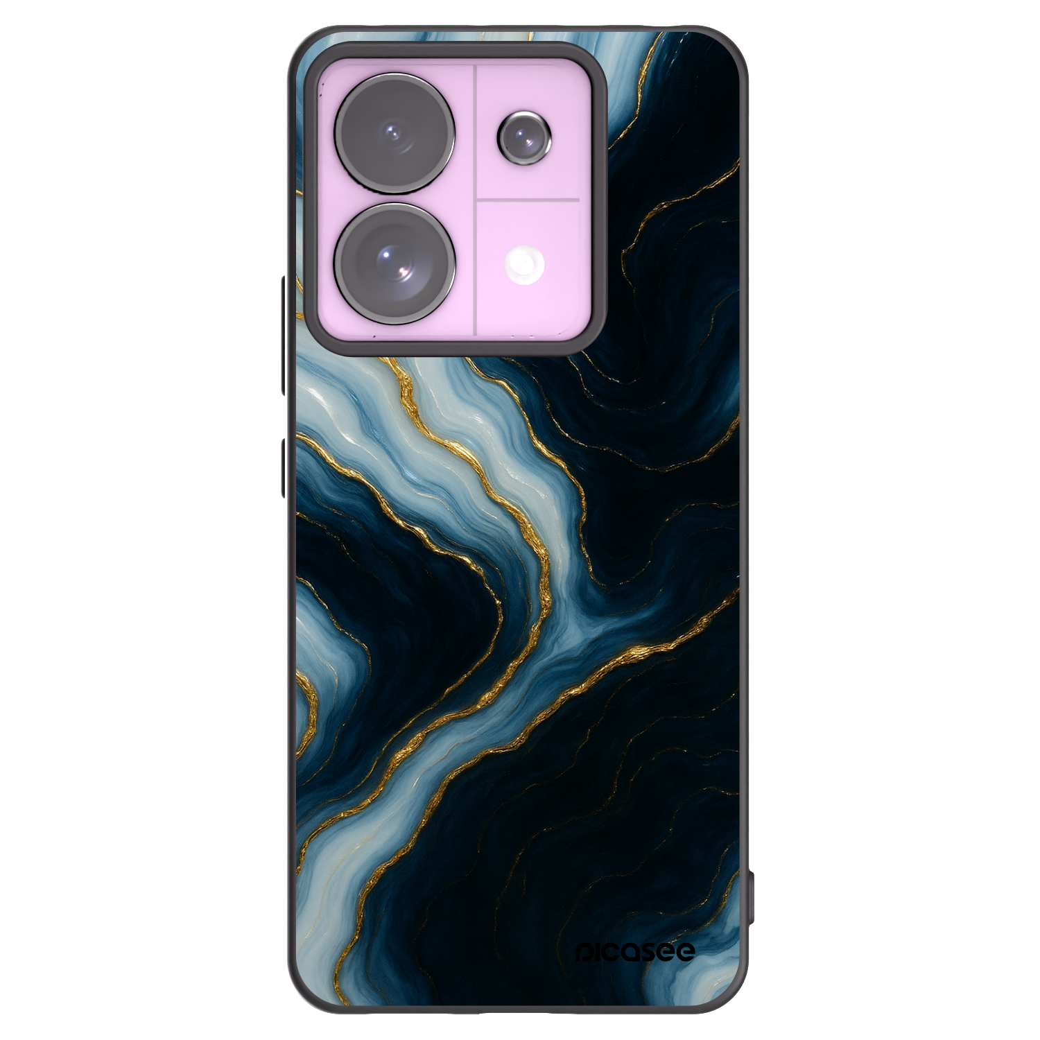 Picasee crna silikonska maskica za Xiaomi Redmi Note 13 Pro 5G - Luna
