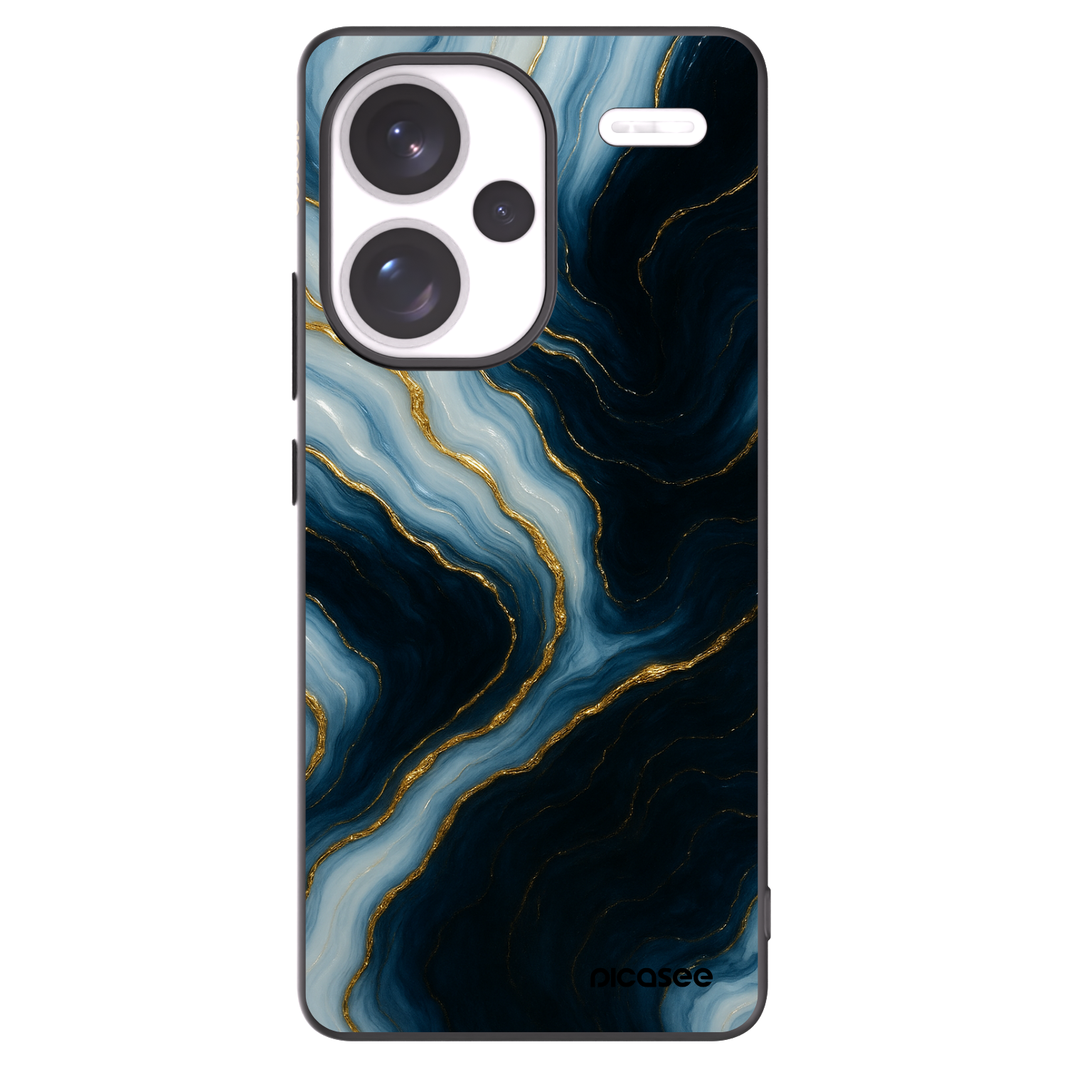 Picasee crna silikonska maskica za Xiaomi Redmi Note 13 Pro+ 5G - Luna
