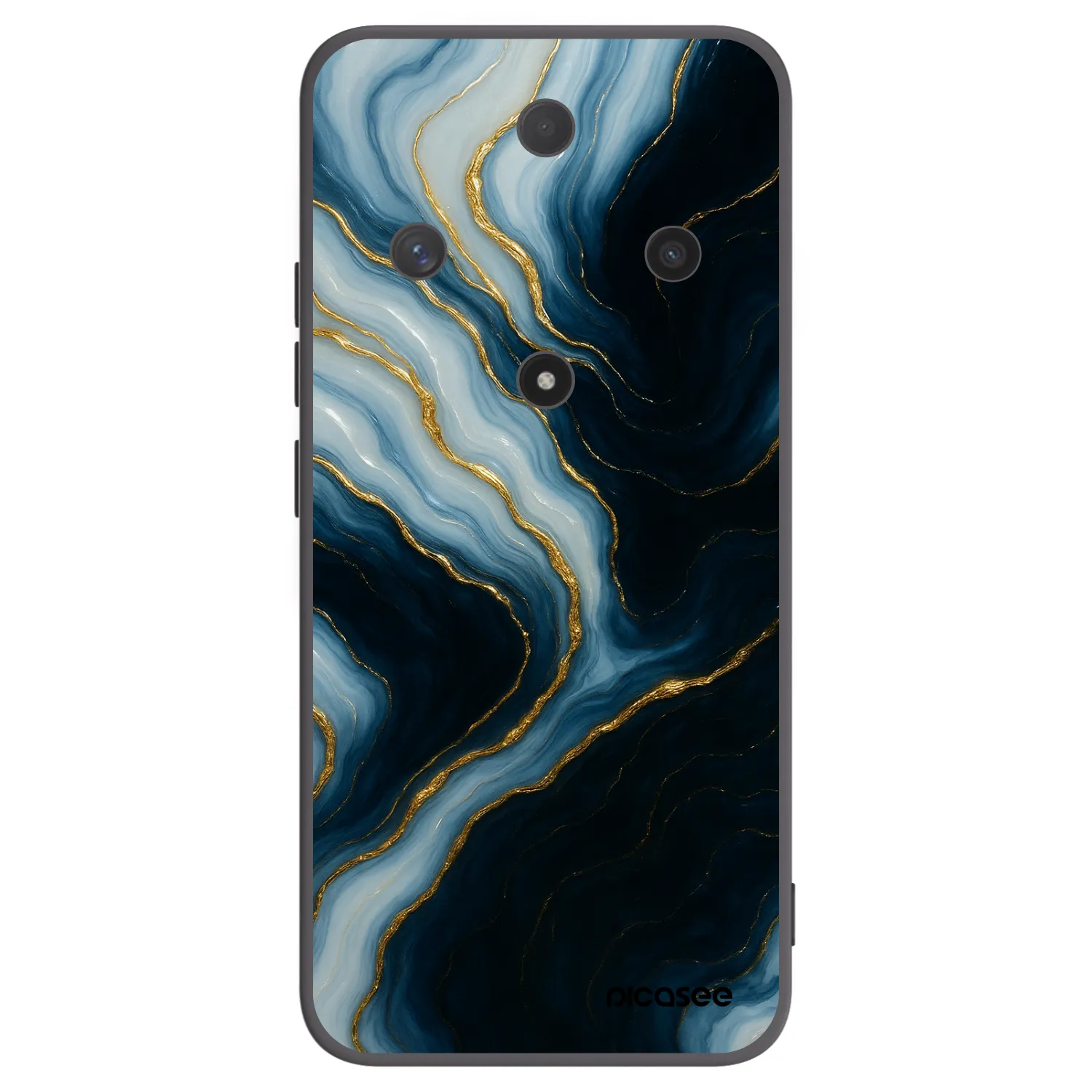 Picasee crna silikonska maskica za Honor Magic6 Lite 5G - Luna