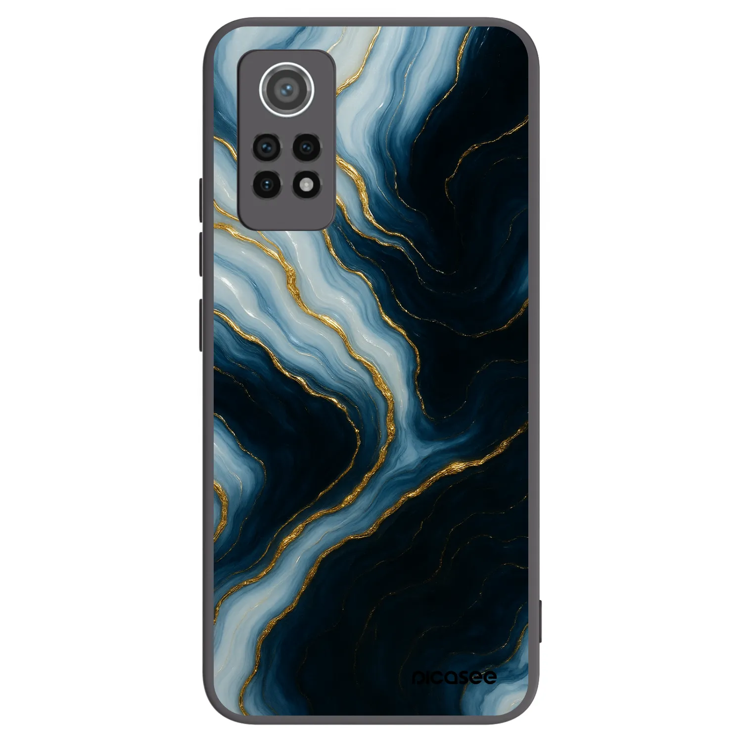 Picasee crna silikonska maskica za Xiaomi Redmi Note 12 Pro 4G - Luna
