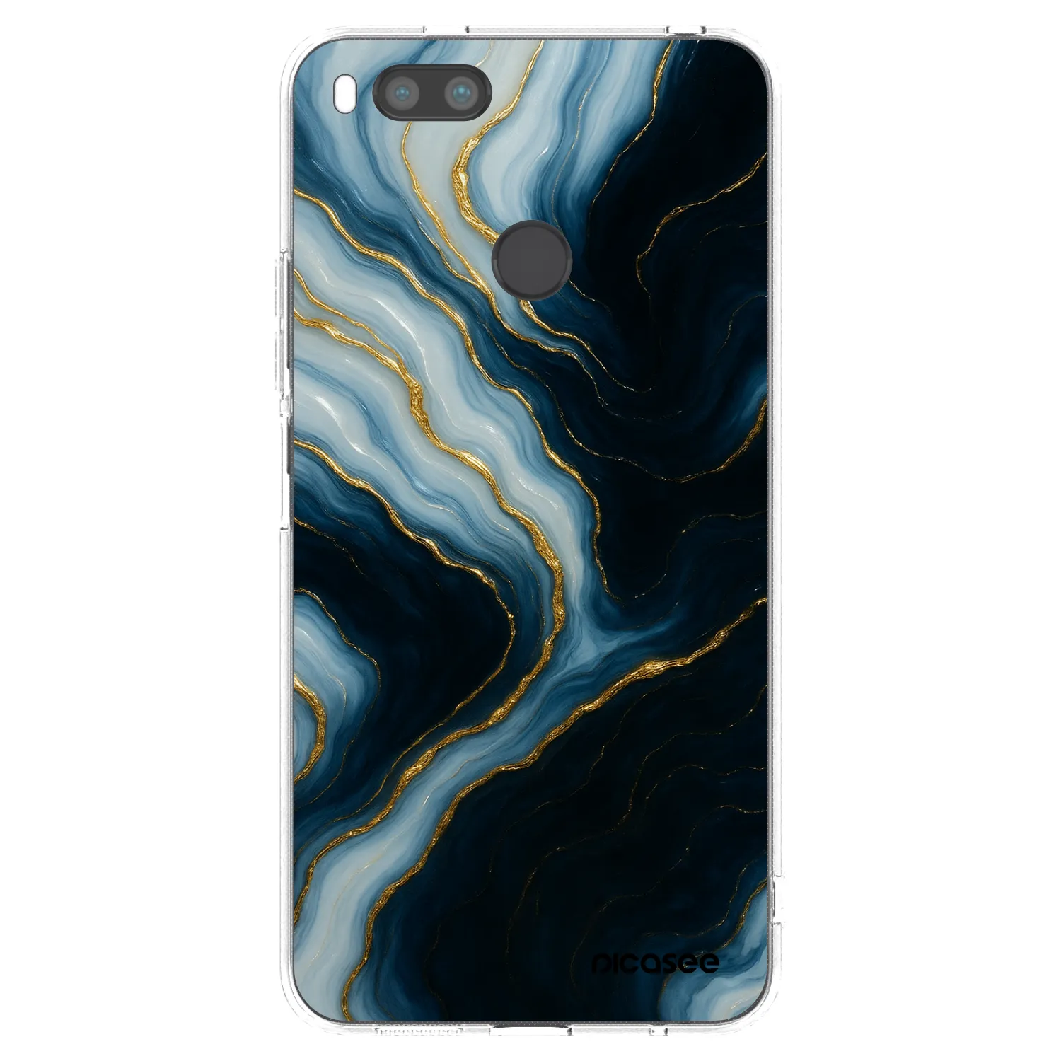 Picasee silikonska prozirna maskica za Xiaomi Mi A1 Global - Luna