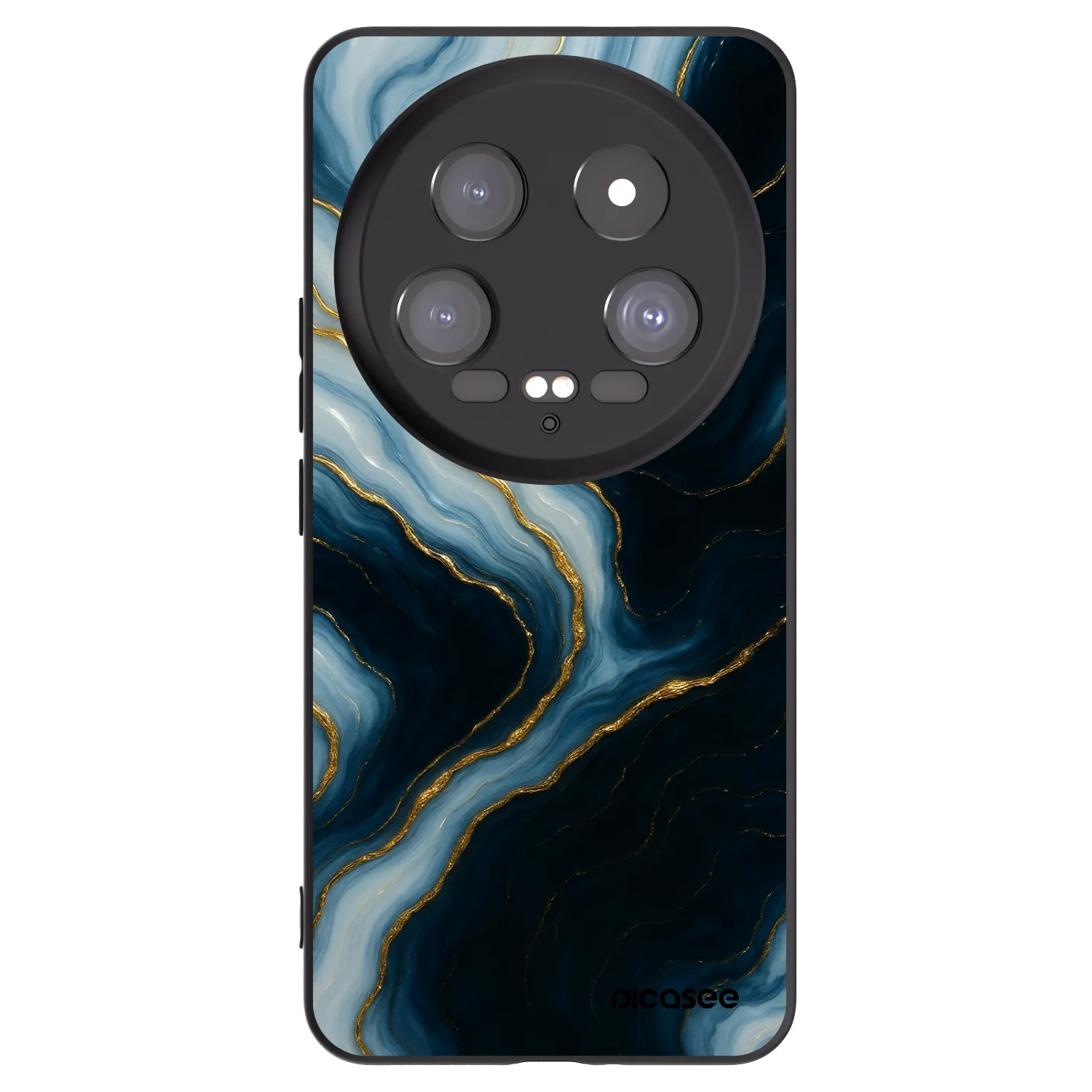 Picasee crna silikonska maskica za Xiaomi 14 Ultra - Luna