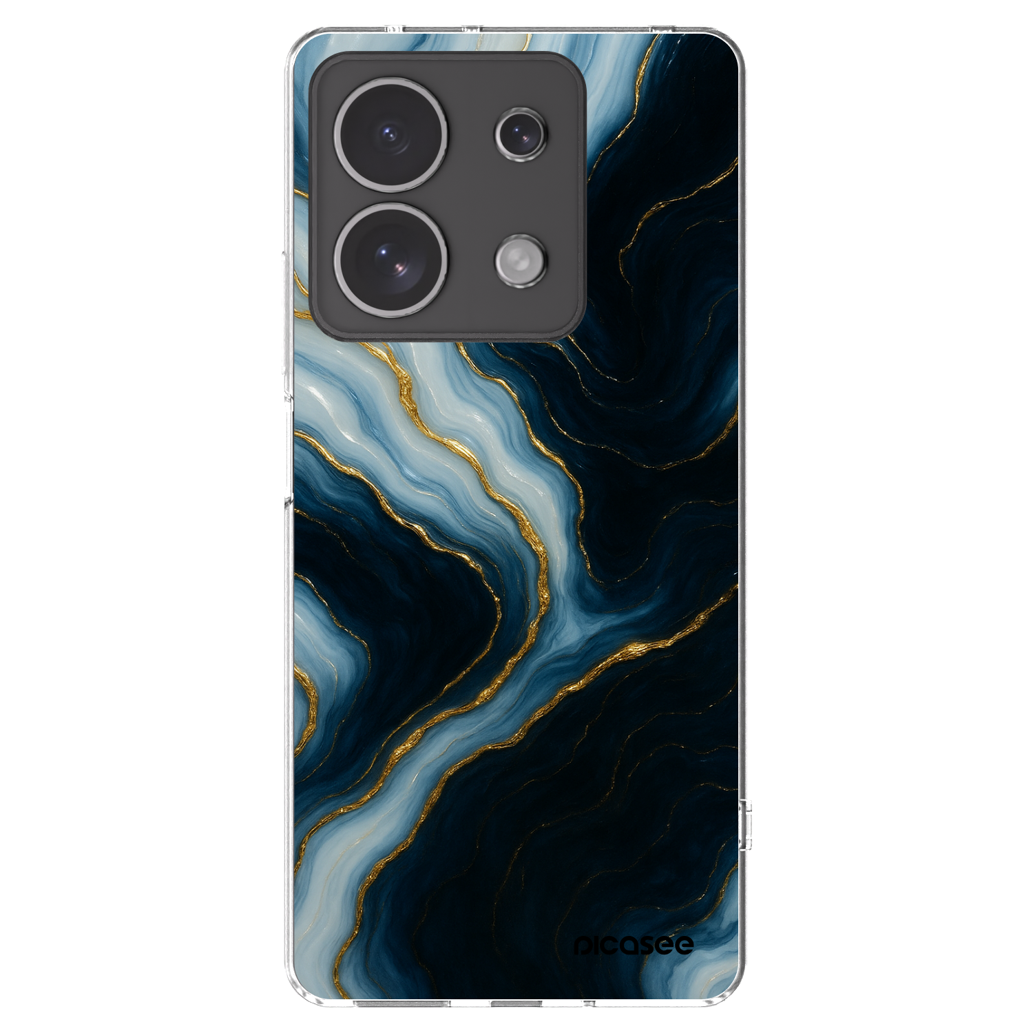 Picasee silikonska prozirna maskica za Xiaomi Redmi Note 13 4G - Luna