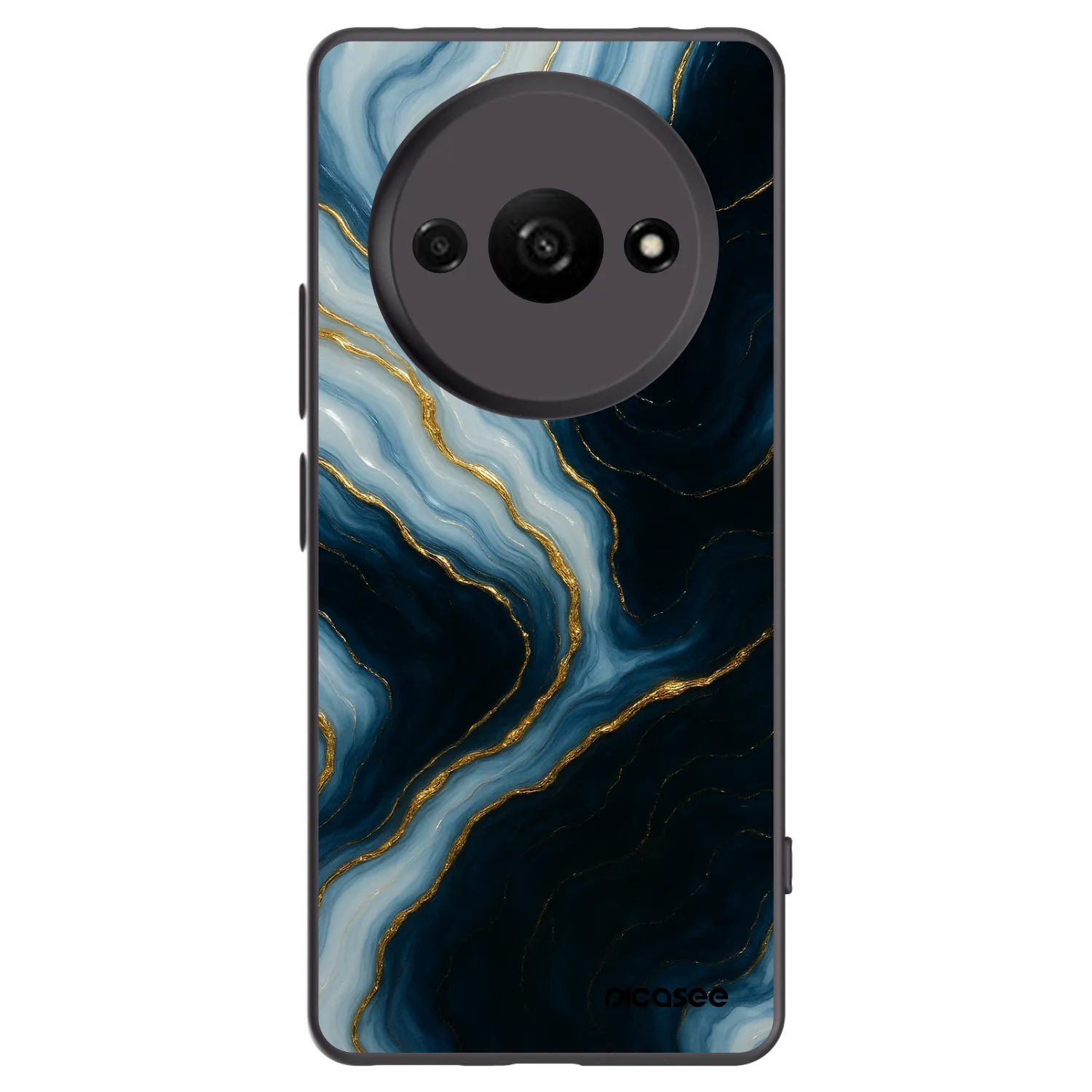 Picasee crna silikonska maskica za Xiaomi Redmi A3 - Luna