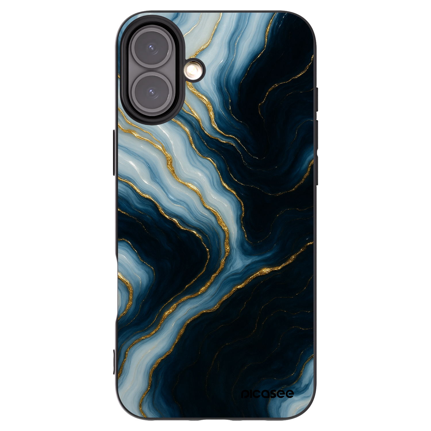Picasee crna silikonska maskica za Apple iPhone 16 Plus - Luna