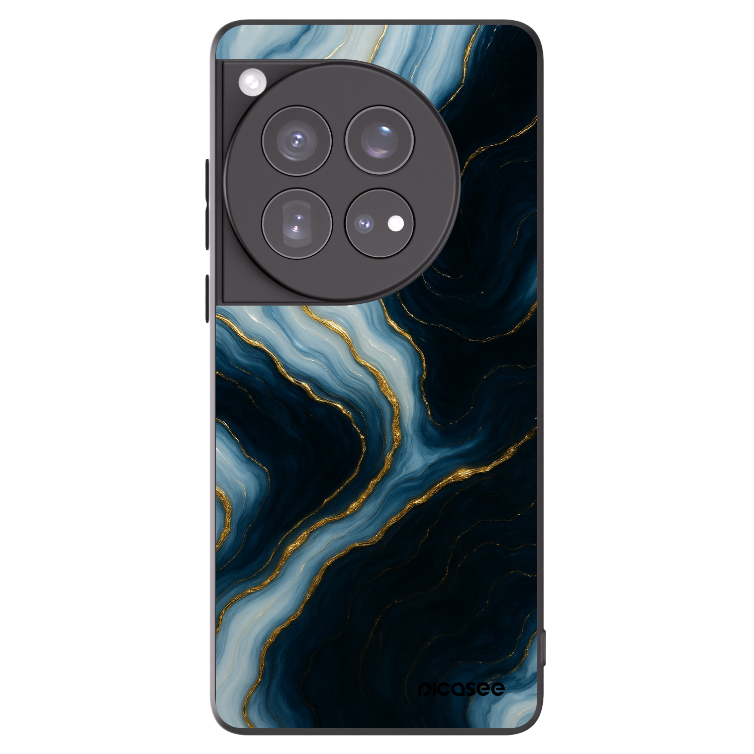 Picasee crna silikonska maskica za OnePlus 12 5G - Luna