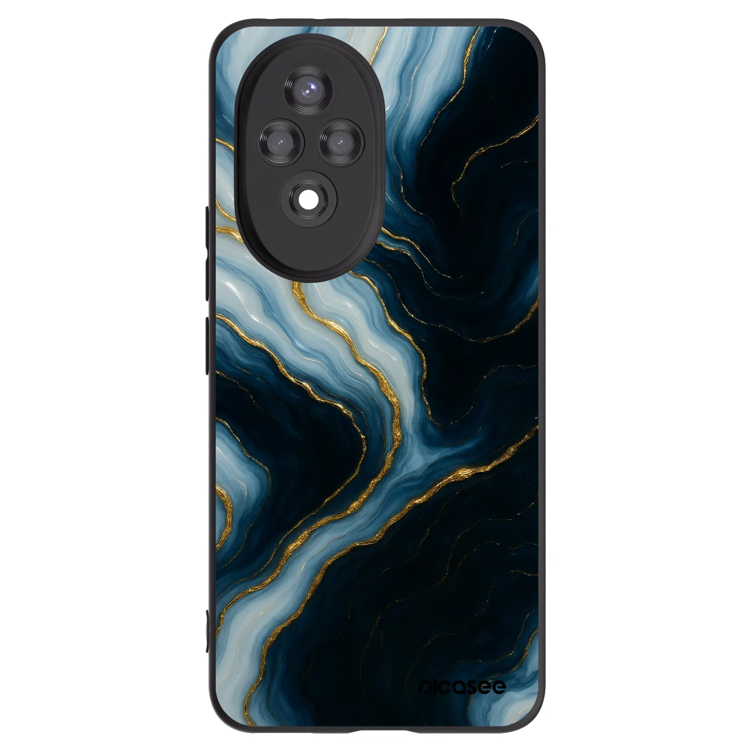 Picasee crna silikonska maskica za Honor 200 Pro 5G - Luna