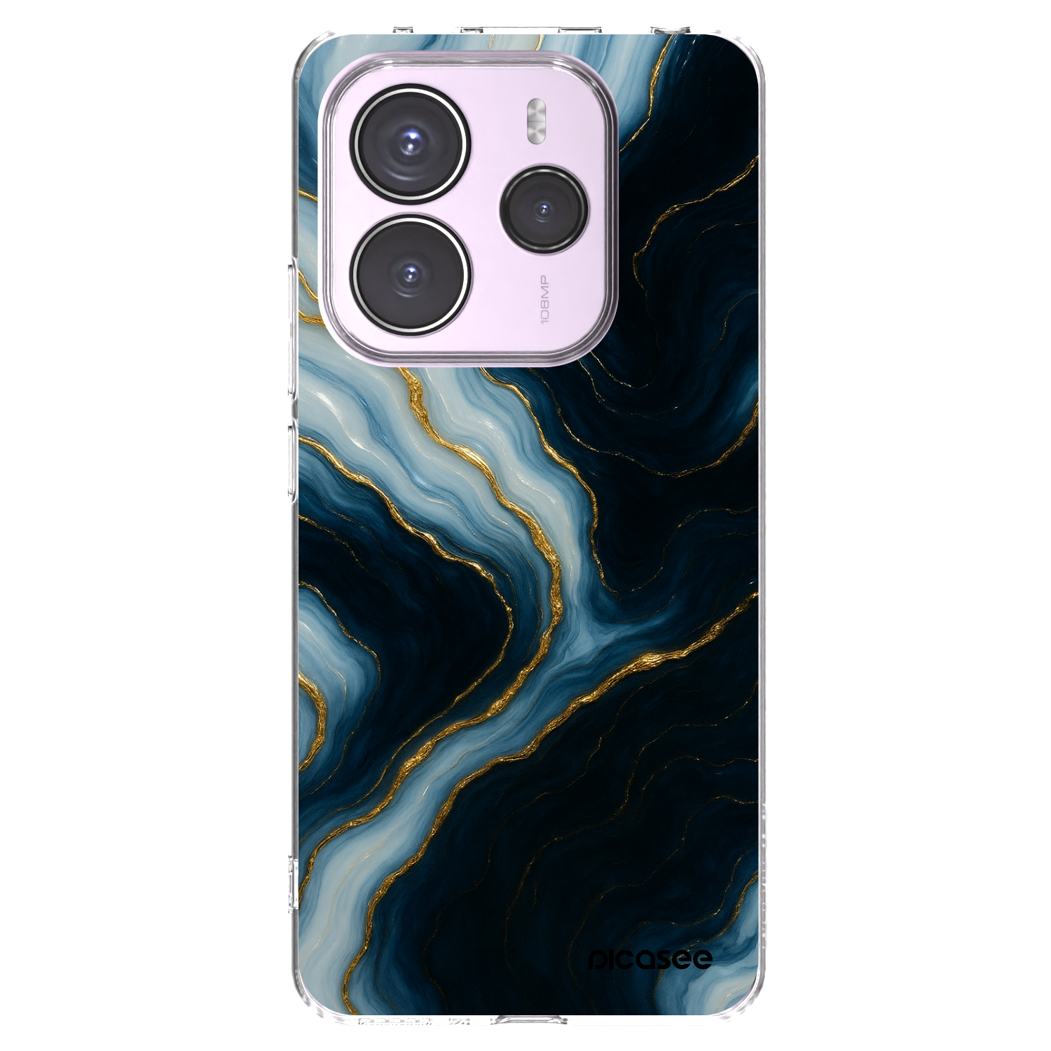 Picasee silikonska prozirna maskica za Xiaomi Redmi Note 14 5G - Luna