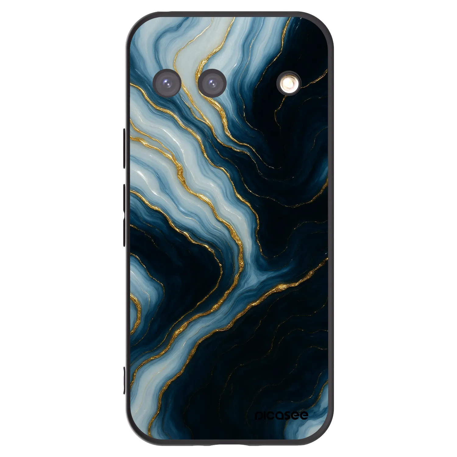 Picasee crna silikonska maskica za Google Pixel 9 - Luna