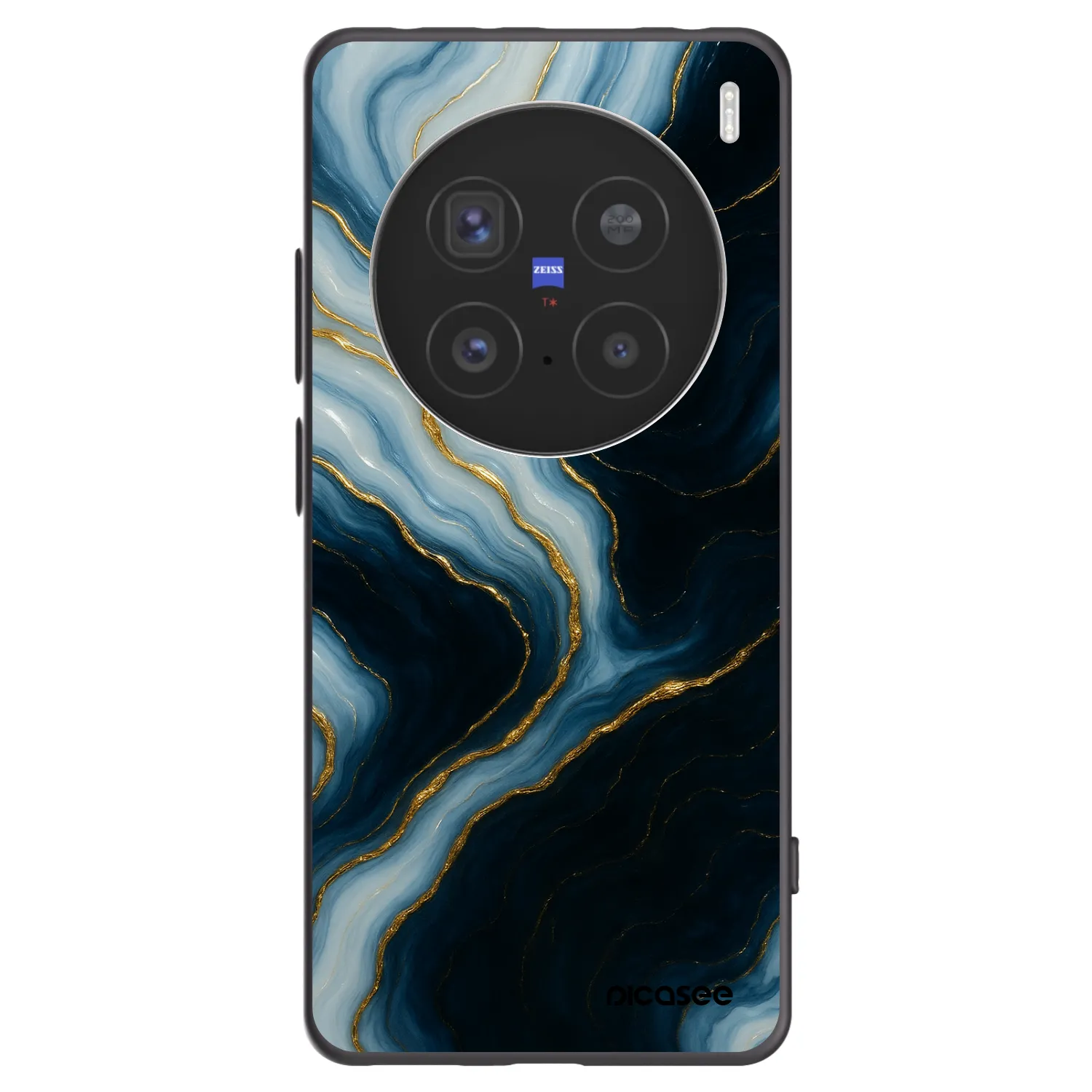 Picasee crna silikonska maskica za Vivo X200 Pro - Luna